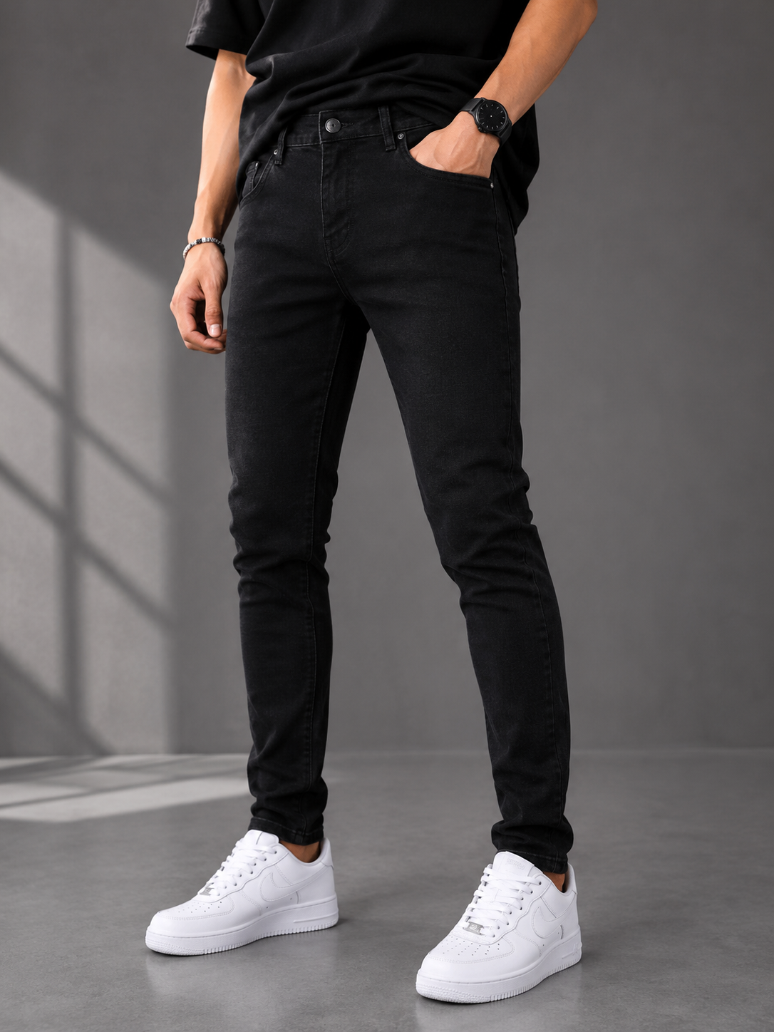 Black Slim-Fit Jean