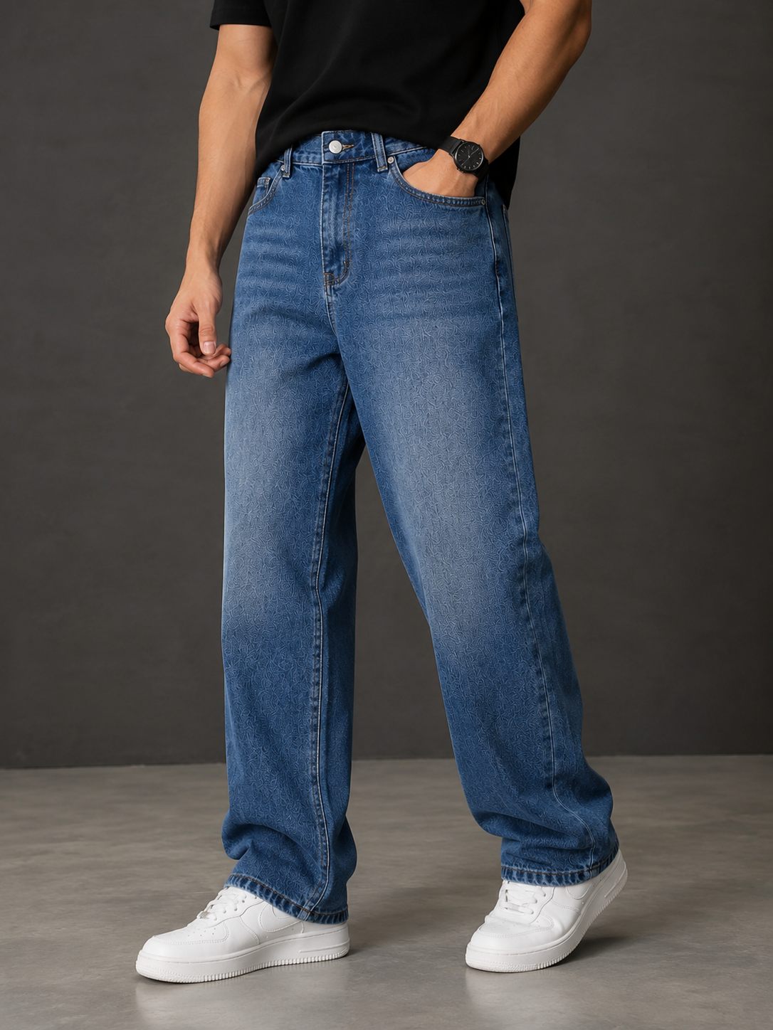 Light Blue Baggy Jeans