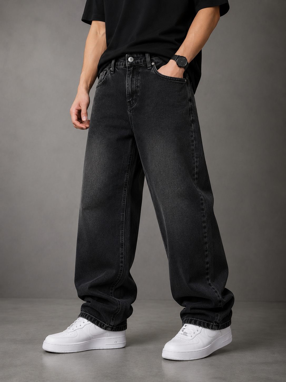 Black Baggy Jeans